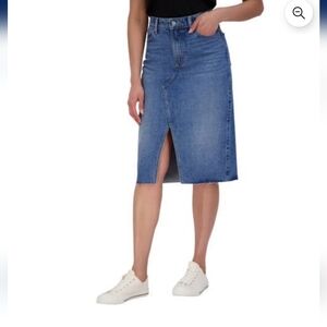 Lucky Brand Classic Blue Midi Skirt